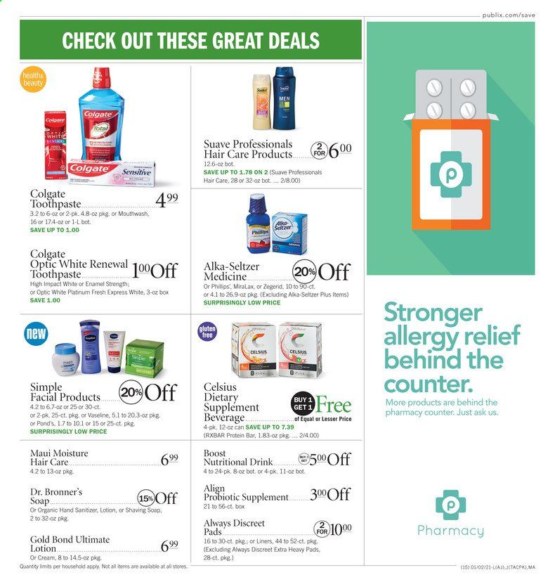 Publix (AL, FL, GA, NC, SC, TN) Weekly Ad Flyer January 2 to January 6