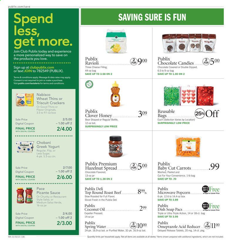Publix (AL, FL, GA, NC, SC, TN) Weekly Ad Flyer January 2 to January 6