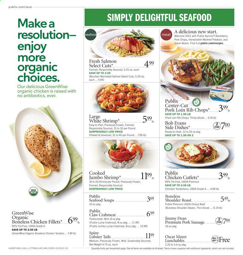 Publix (AL, FL, GA, NC, SC, TN) Weekly Ad Flyer January 2 to January 6