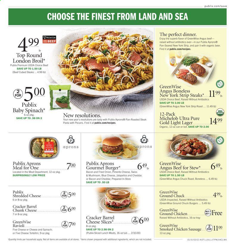 Publix (AL, FL, GA, NC, SC, TN) Weekly Ad Flyer January 2 to January 6