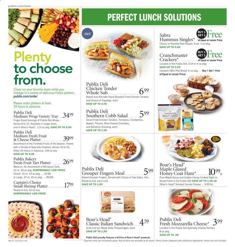 Publix (AL, FL, GA, NC, SC, TN) Weekly Ad Flyer January 2 to January 6