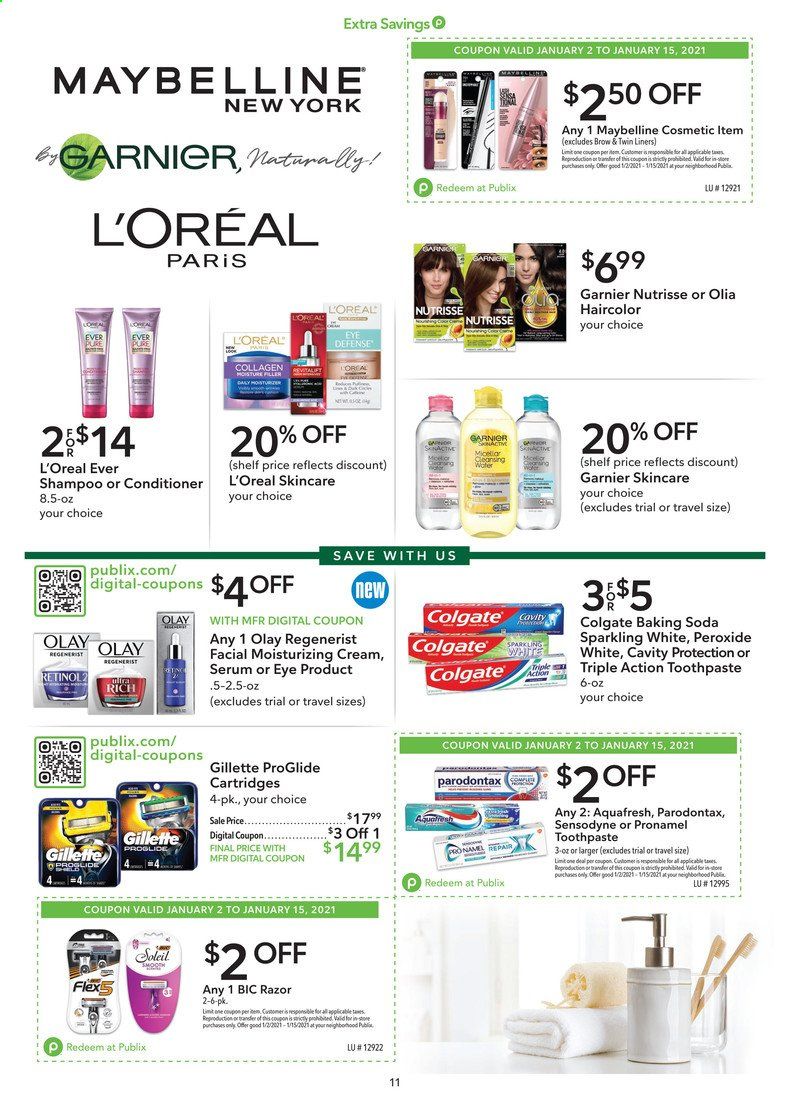 Publix (AL, FL, GA, NC, SC, TN) Weekly Ad Flyer January 2 to January 15