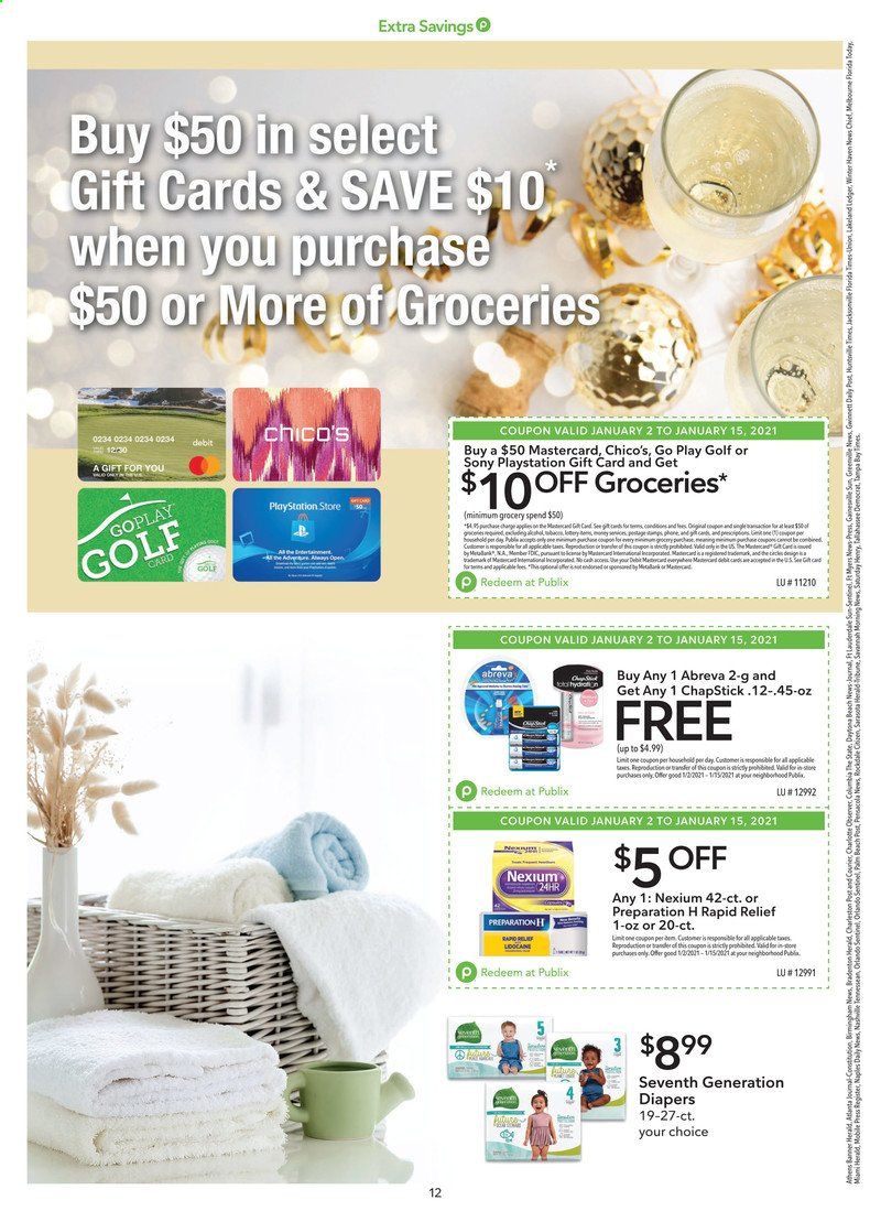Publix (AL, FL, GA, NC, SC, TN) Weekly Ad Flyer January 2 to January 15