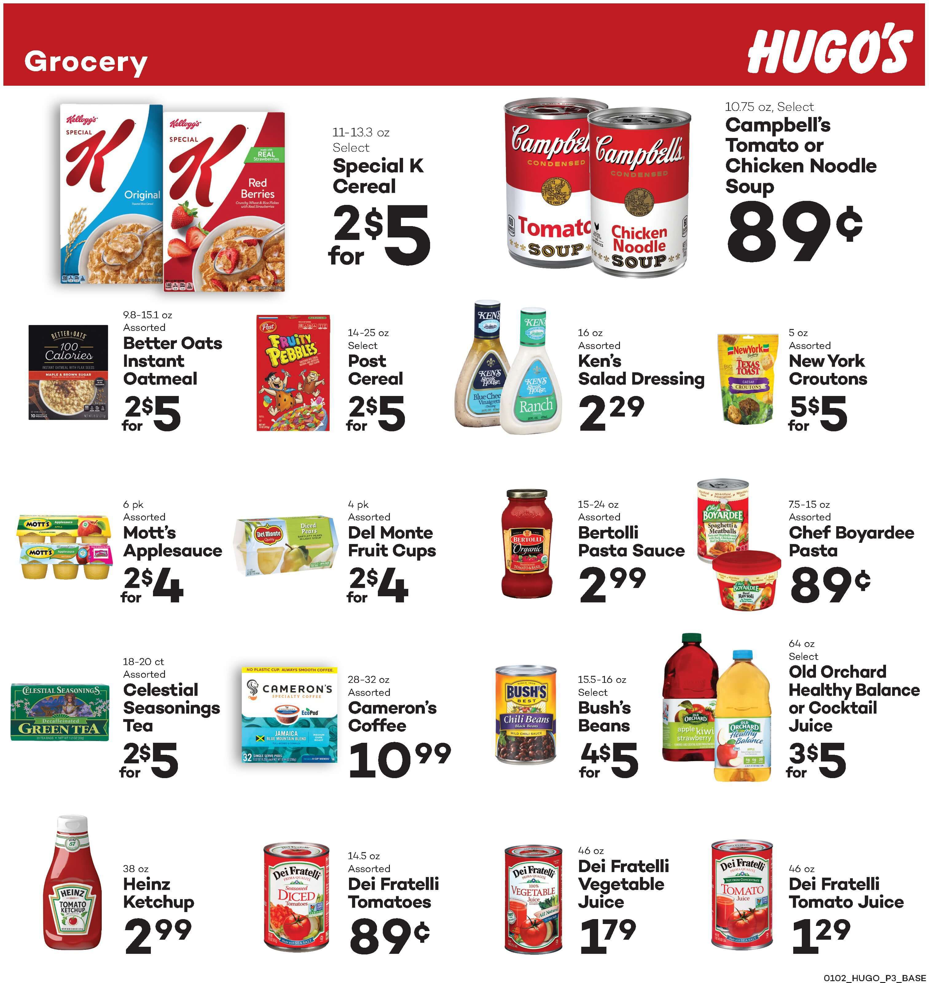 Hugo's Family Marketplace Weekly Ad Flyer January 2 to January 8, 2021