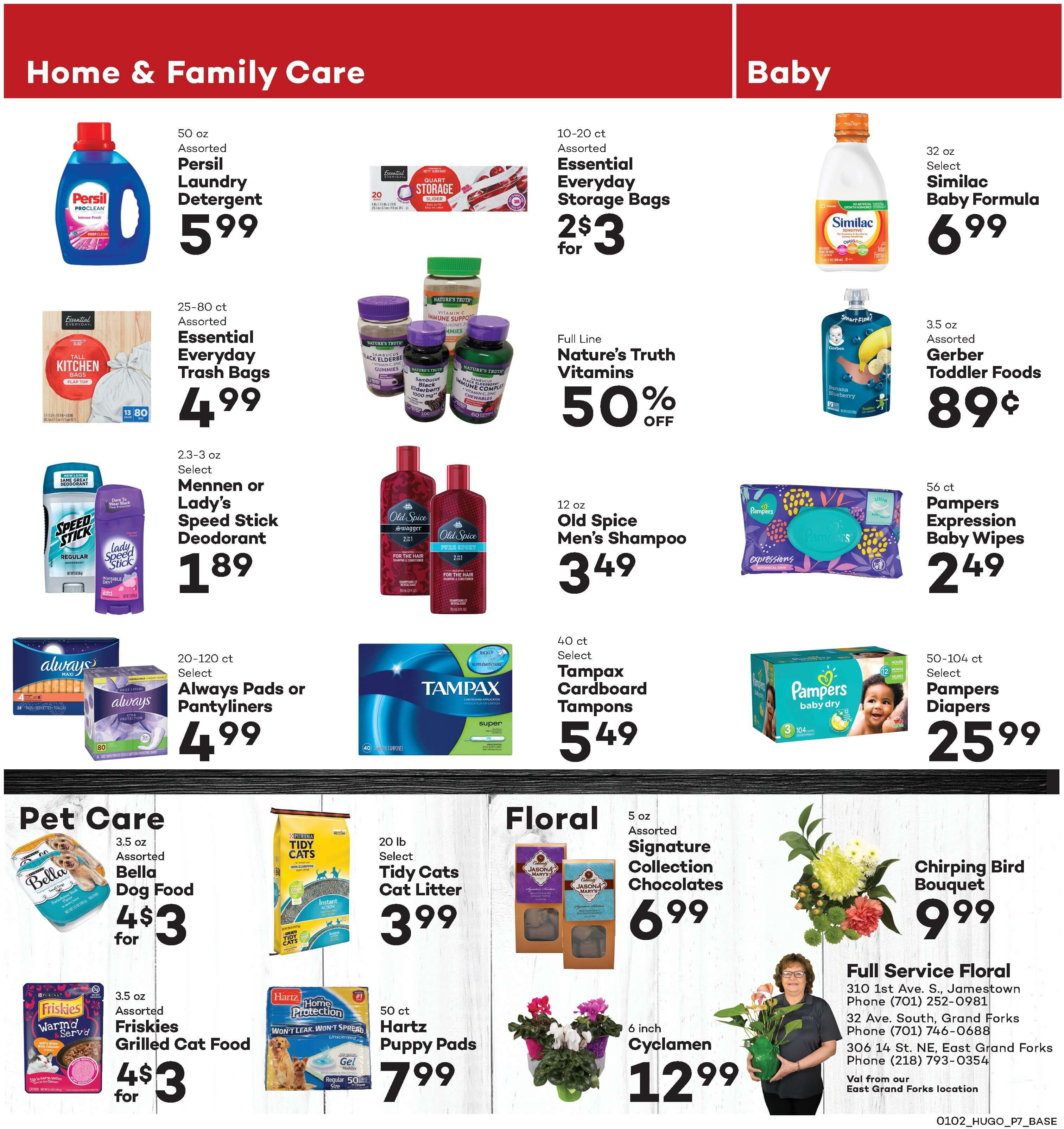 Hugo's Family Marketplace Weekly Ad Flyer January 2 to January 8, 2021