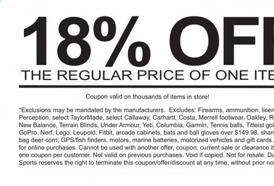 Dunham's Sports Weekly Ad Flyer January 1 to April 9
