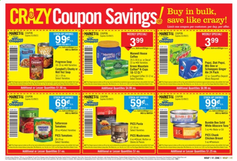 Price Chopper (CT, MA, NH, NY, PA, VT) Weekly Ad Flyer January 3 to January 9