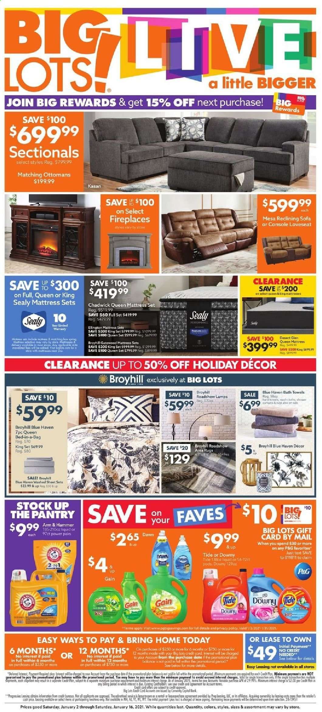 Big Lots Weekly Ad Flyer January 2 to January 16