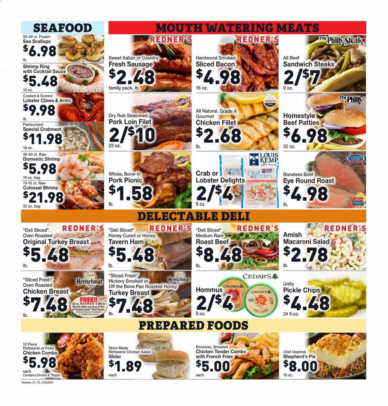 Redner's Markets Weekly Ad Flyer January 2 to January 6