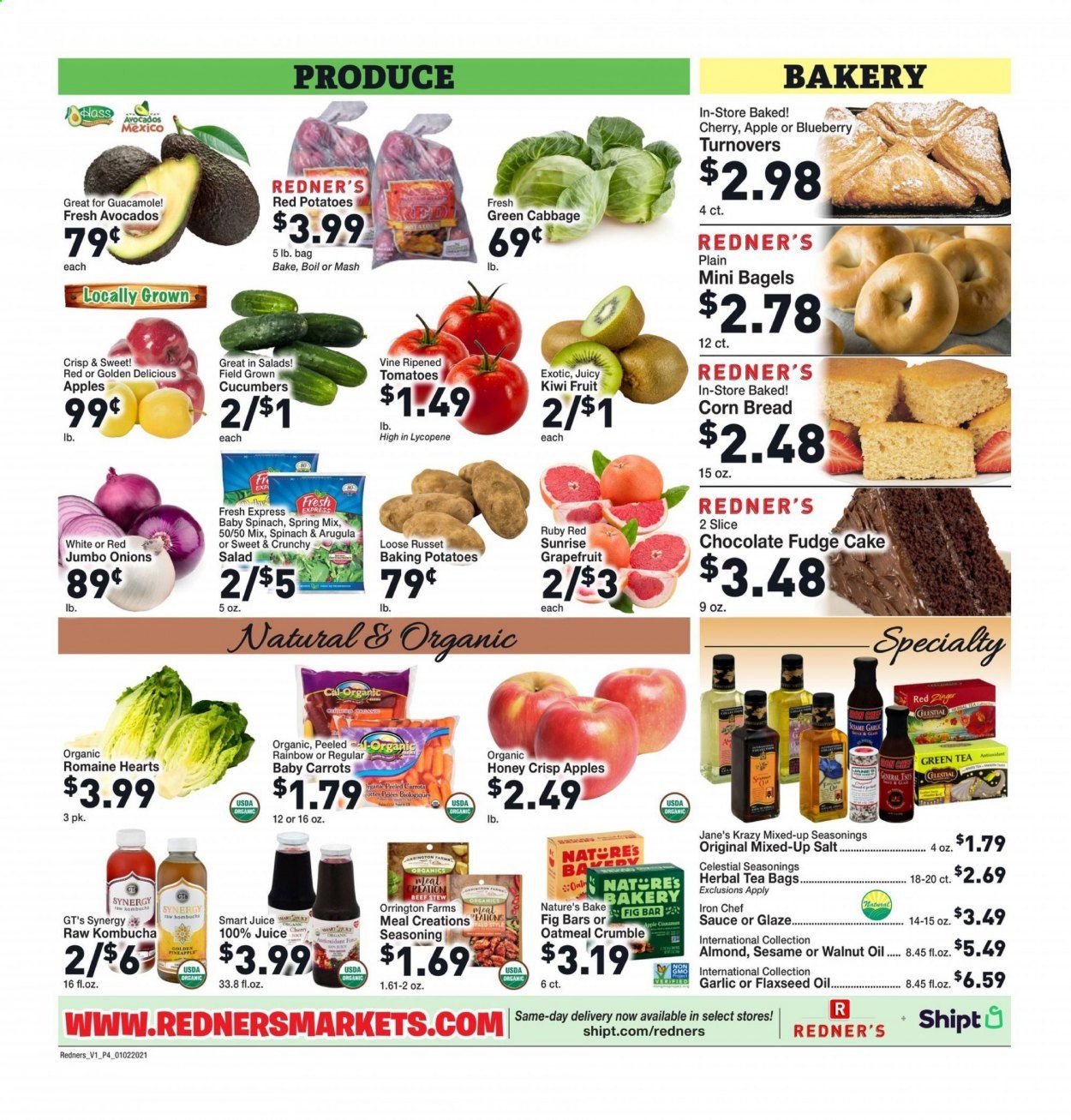 Redner's Markets Weekly Ad Flyer January 2 to January 6