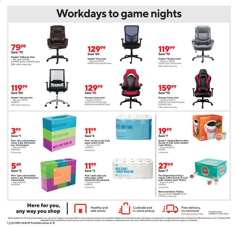 Staples Weekly Ad Flyer January 3 to January 9