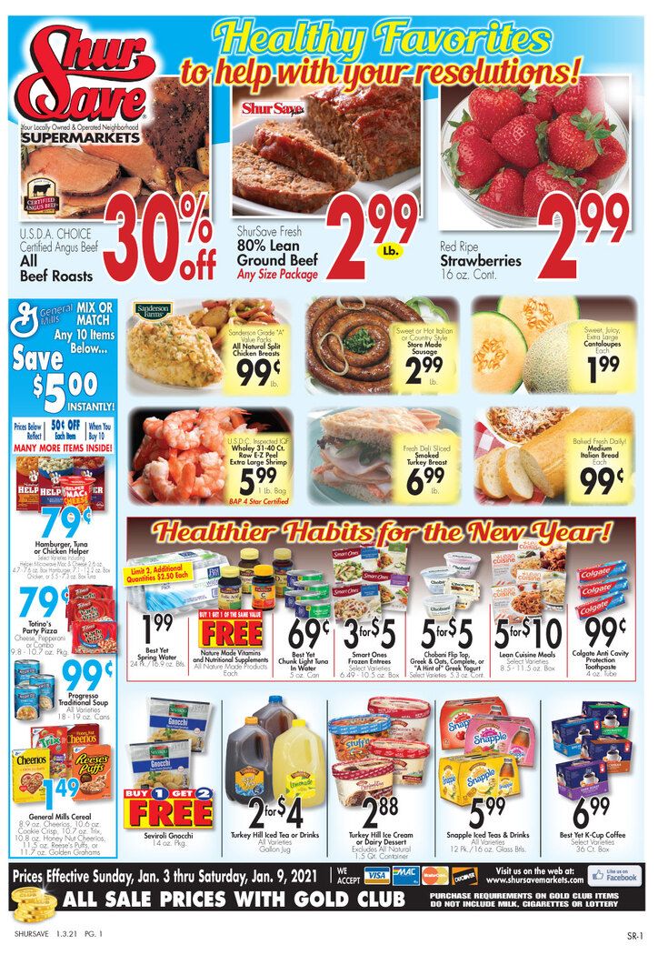 Gerrity's Supermarket Weekly Ad Flyer January 3 to January 9, 2021