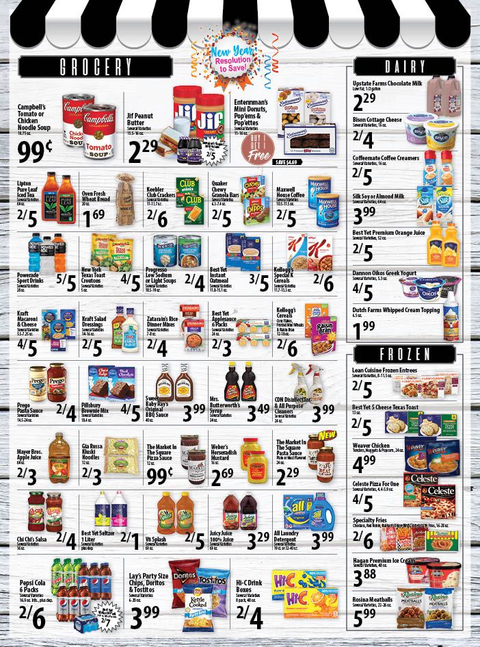 Market In The Square Weekly Ad Flyer January 3 to January 9, 2021
