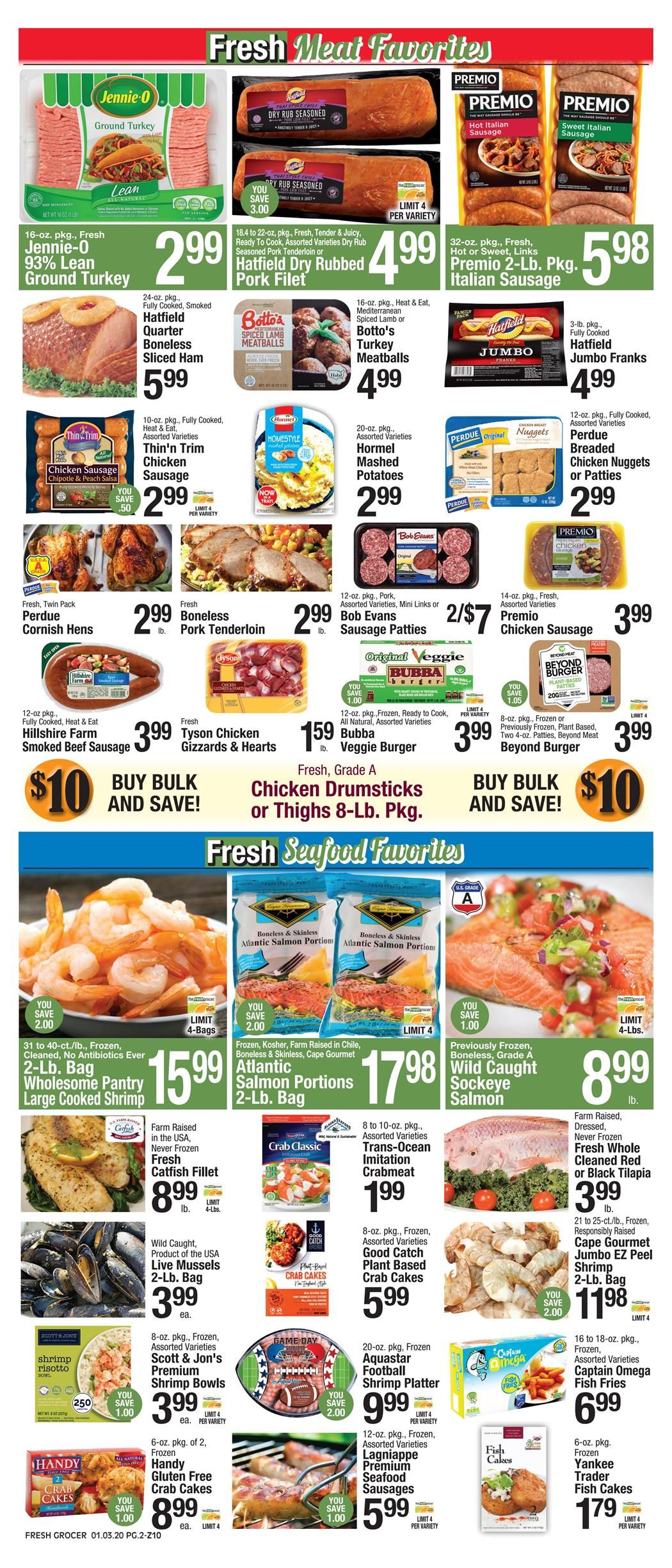 The Fresh Grocer Weekly Ad Flyer January 3 to January 9, 2021