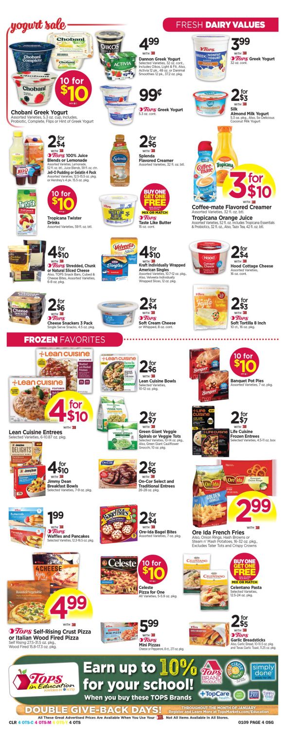 Tops Friendly Markets Weekly Ad Flyer January 3 to January 9, 2021