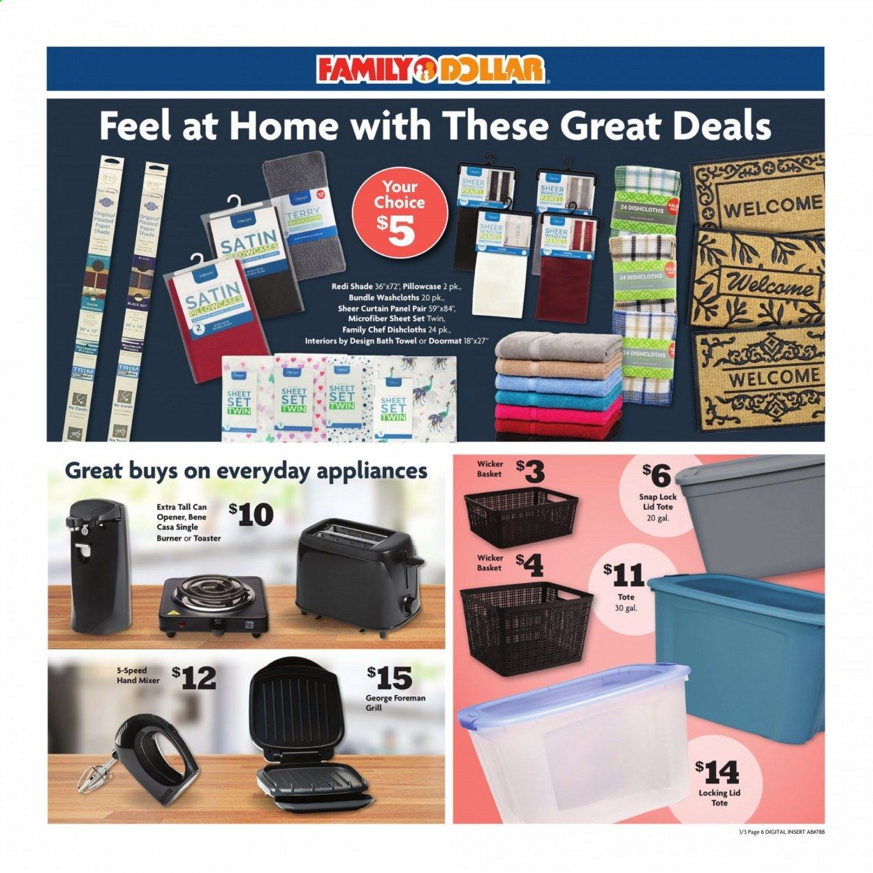 Family Dollar Weekly Ad Flyer January 3 to January 9