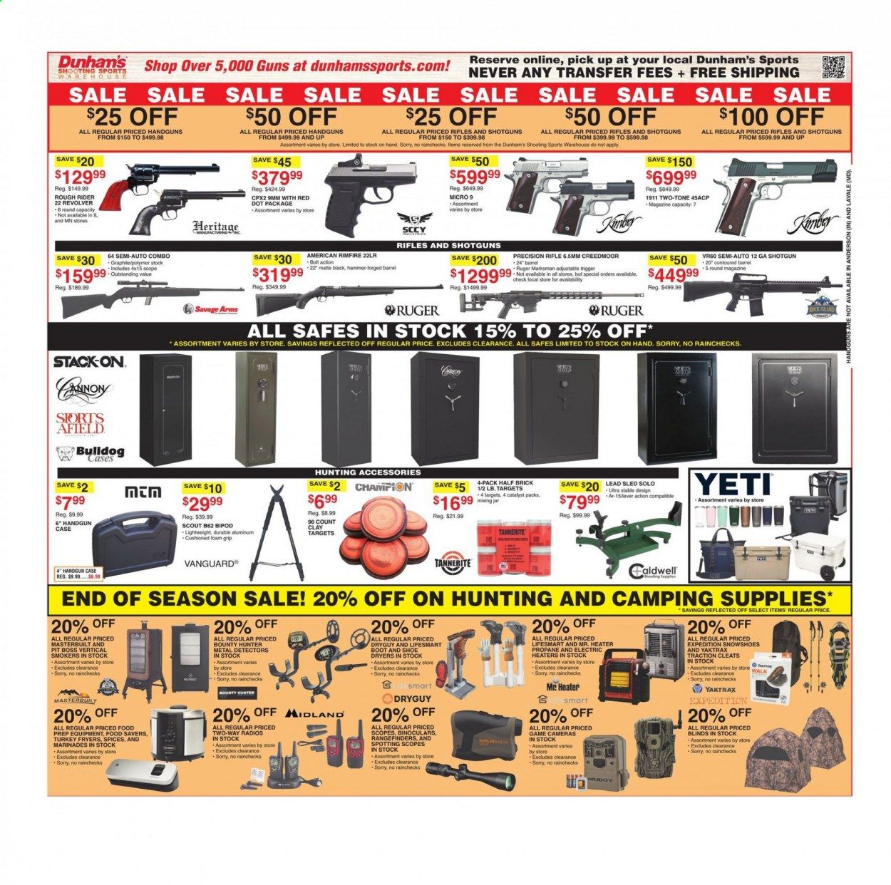 Dunham's Sports Weekly Ad Flyer January 2 to January 7