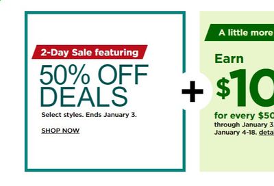 Kohl's Weekly Ad Flyer January 3 to January 10