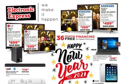 Electronic Express Weekly Ad Flyer January 3 to January 9