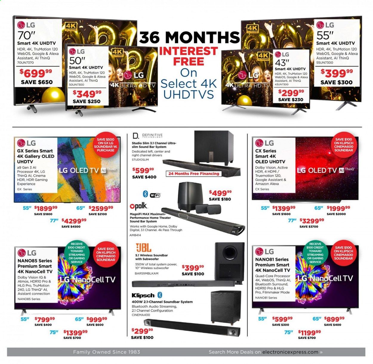 Electronic Express Weekly Ad Flyer January 3 to January 9