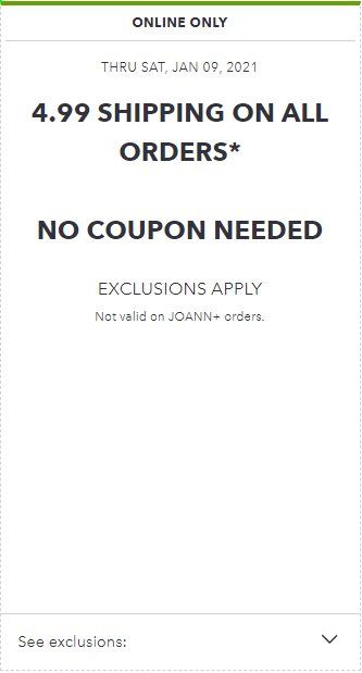 JOANN Weekly Ad Flyer January 3 to January 9