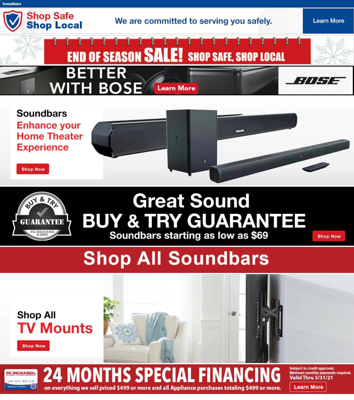 P.C. Richard & Son Weekly Ad Flyer January 3 to January 10