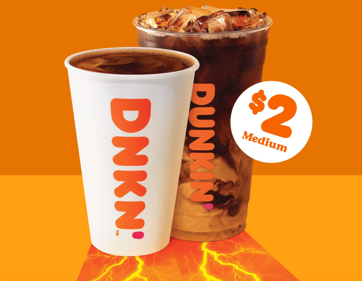 DD Rewards Members will Receive a Medium Extra Charged Coffee for Only $2 at Dunkin' Donuts Through to January 26 DD Rewards Members will Receive a Medium Extra Charged Coffee for Only $2 at Dunkin' Donuts Through to January 26