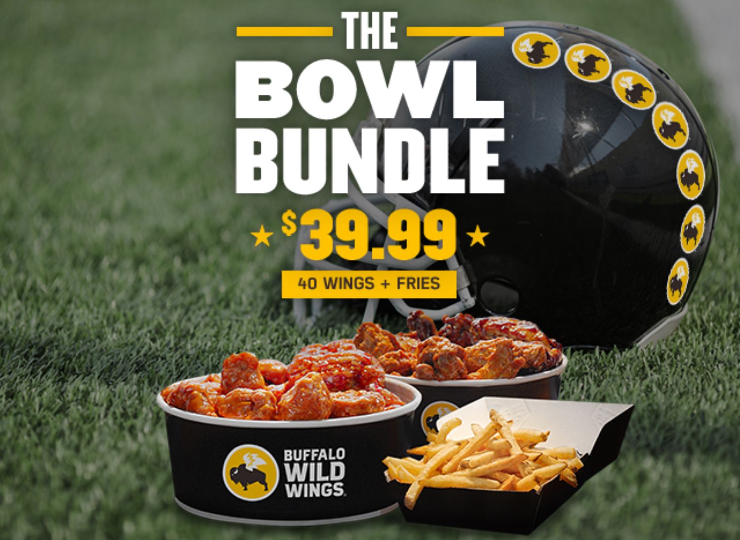 The New $39.99 Bowl Bundle is Touching Down at Buffalo Wild Wings for a Limited Time The New $39.99 Bowl Bundle is Touching Down at Buffalo Wild Wings for a Limited Time