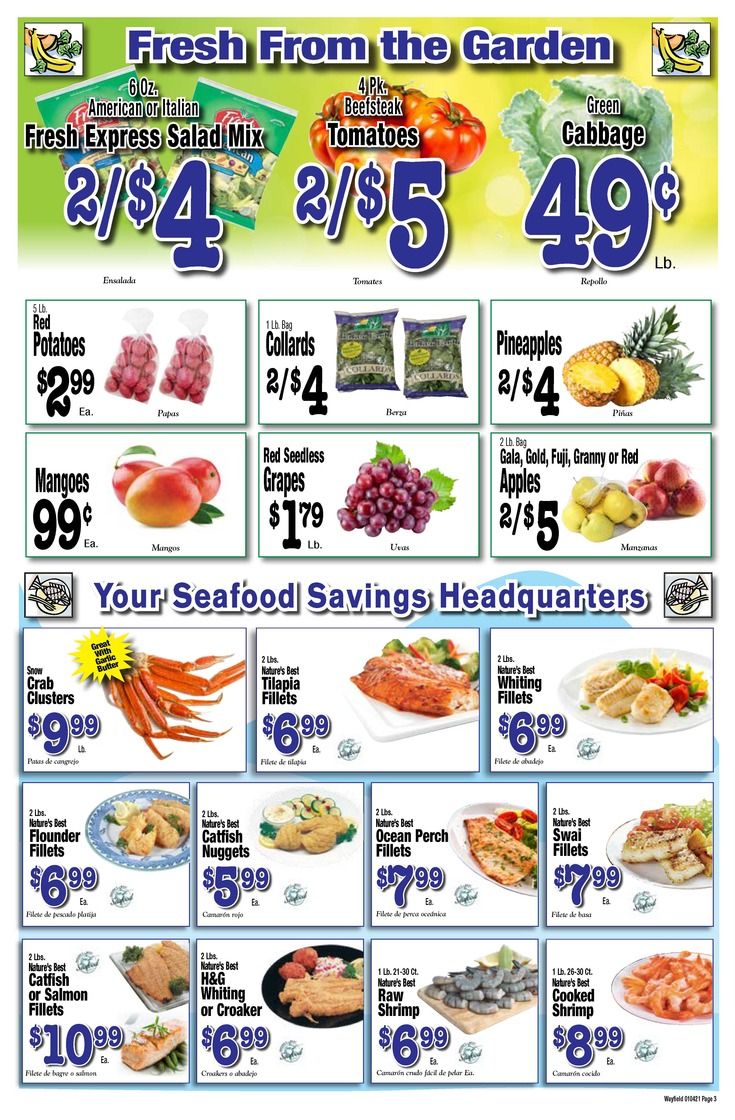 Wayfield Foods Weekly Ad Flyer January 4 to January 10, 2021