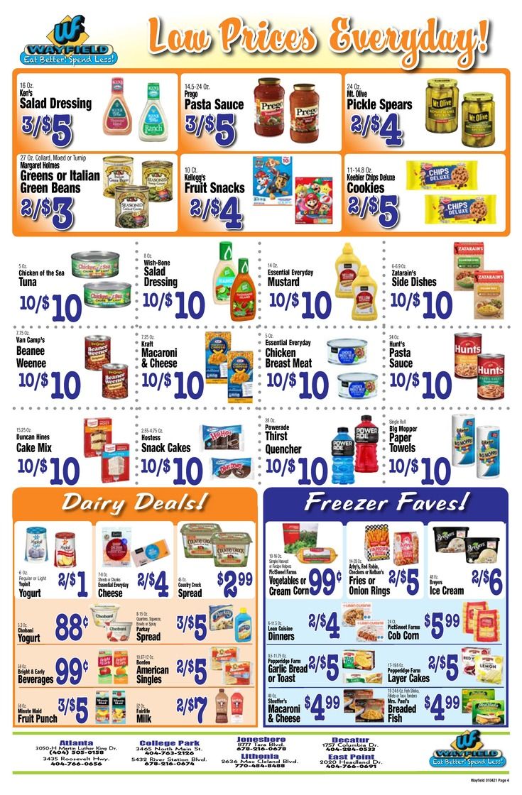 Wayfield Foods Weekly Ad Flyer January 4 to January 10, 2021