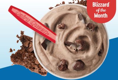 Dairy Queen Reintroduces the Brownie Dough Blizzard as the New DQ Blizzard of the Month