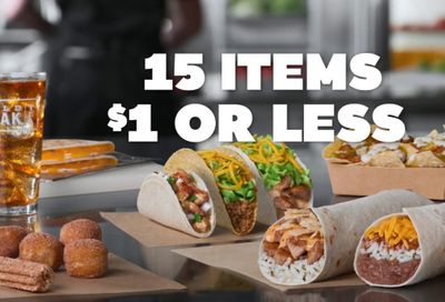 Find Big Savings with Del's Dollar Deals Menu at Del Taco: Tacos, Burritos & More All for $1 or Less