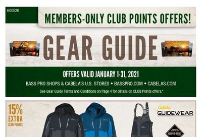 Cabela's Weekly Ad Flyer January 1 to January 31