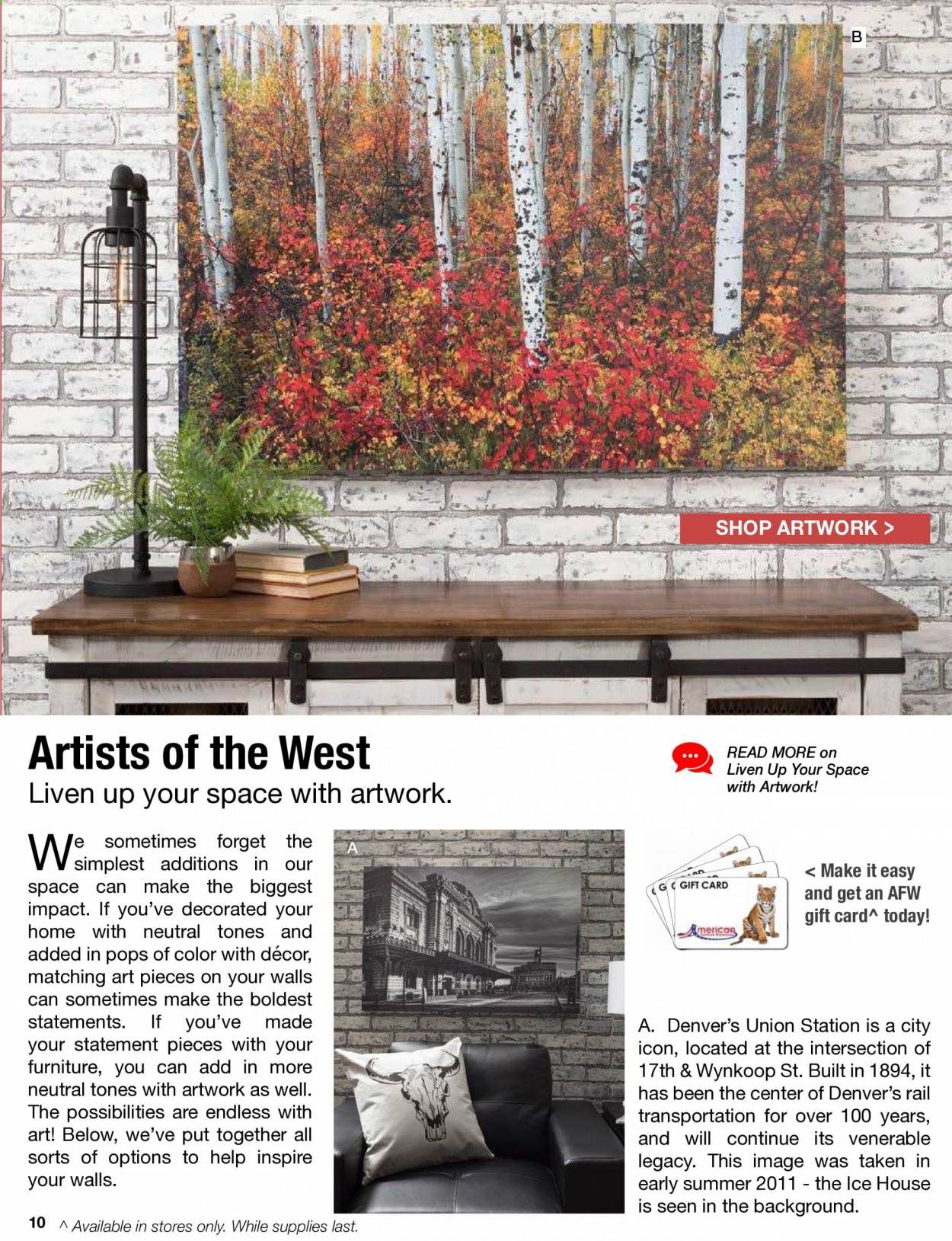 American Furniture Warehouse Weekly Ad Flyer November 1 to January 31