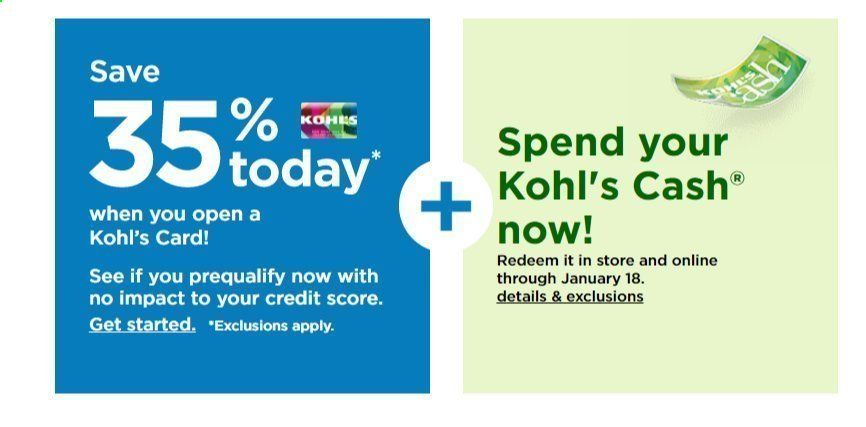 Kohl's Weekly Ad Flyer January 4 to January 18