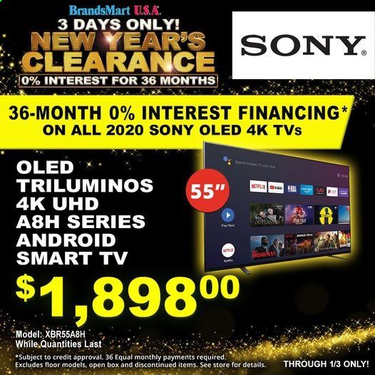 Brandsmart USA Weekly Ad Flyer January 3 to January 5