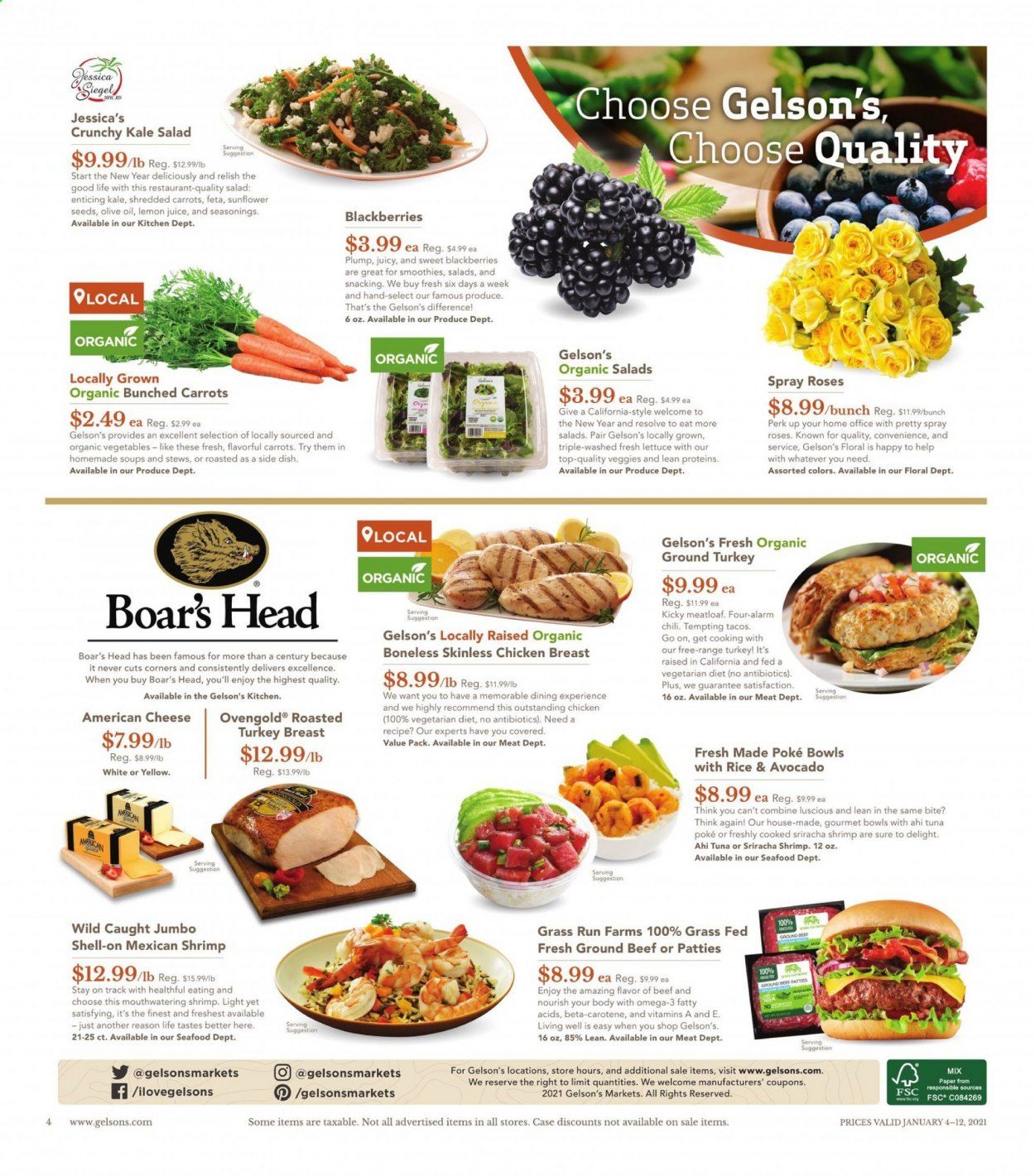 Gelson's Weekly Ad Flyer January 4 to January 12