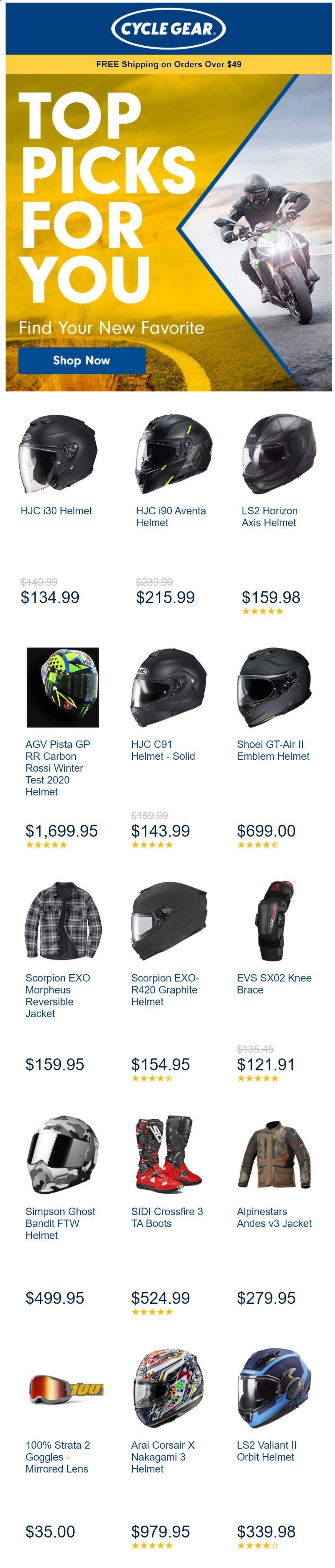 Cycle Gear Weekly Ad Flyer January 5 to January 12