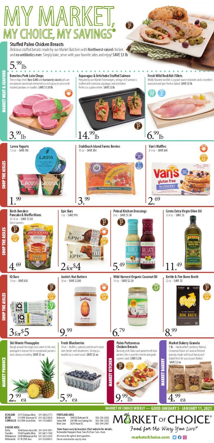 Market Of Choice Weekly Ad Flyer January 5 to January 11, 2021
