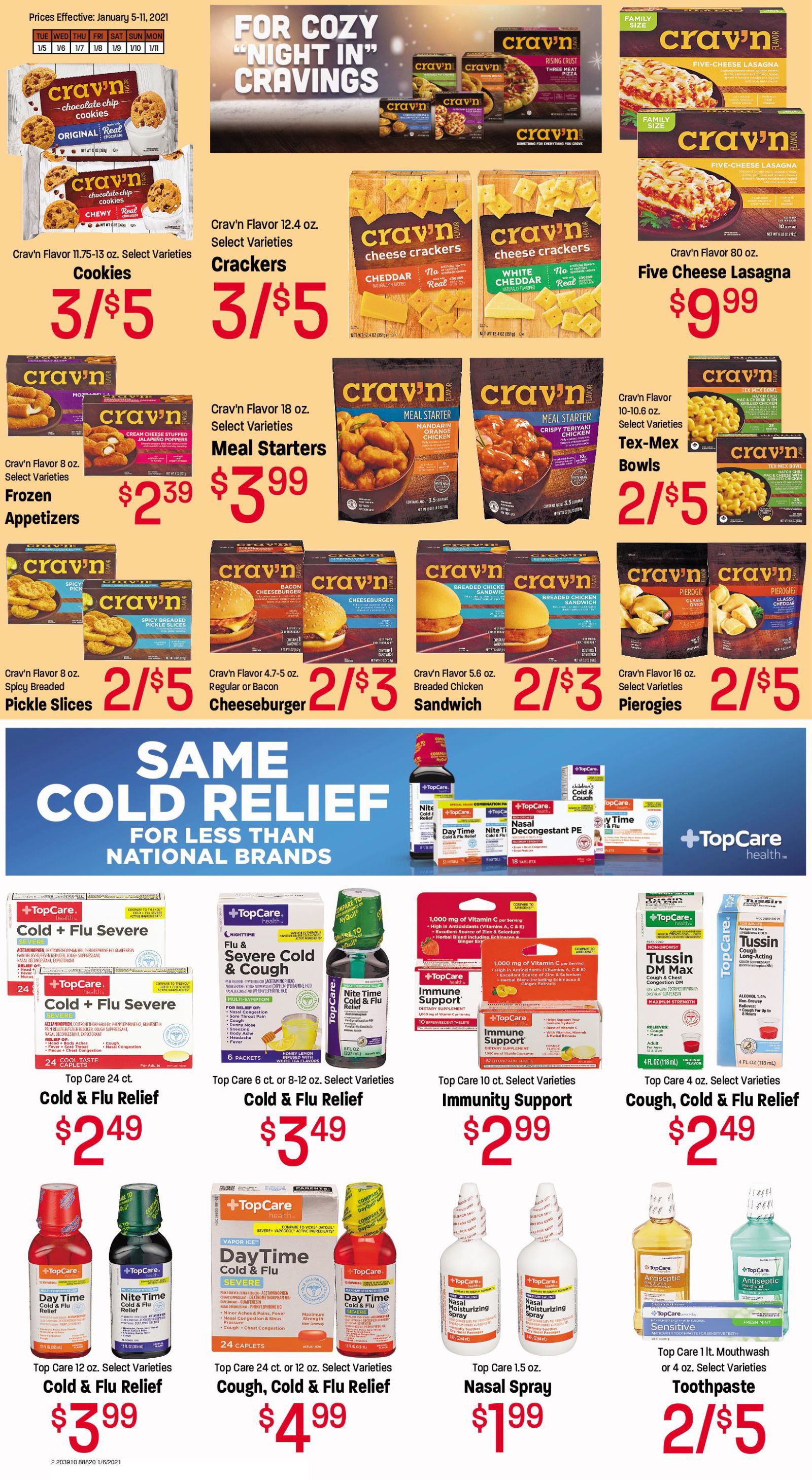 Ridley's Weekly Ad Flyer January 5 to January 11, 2021
