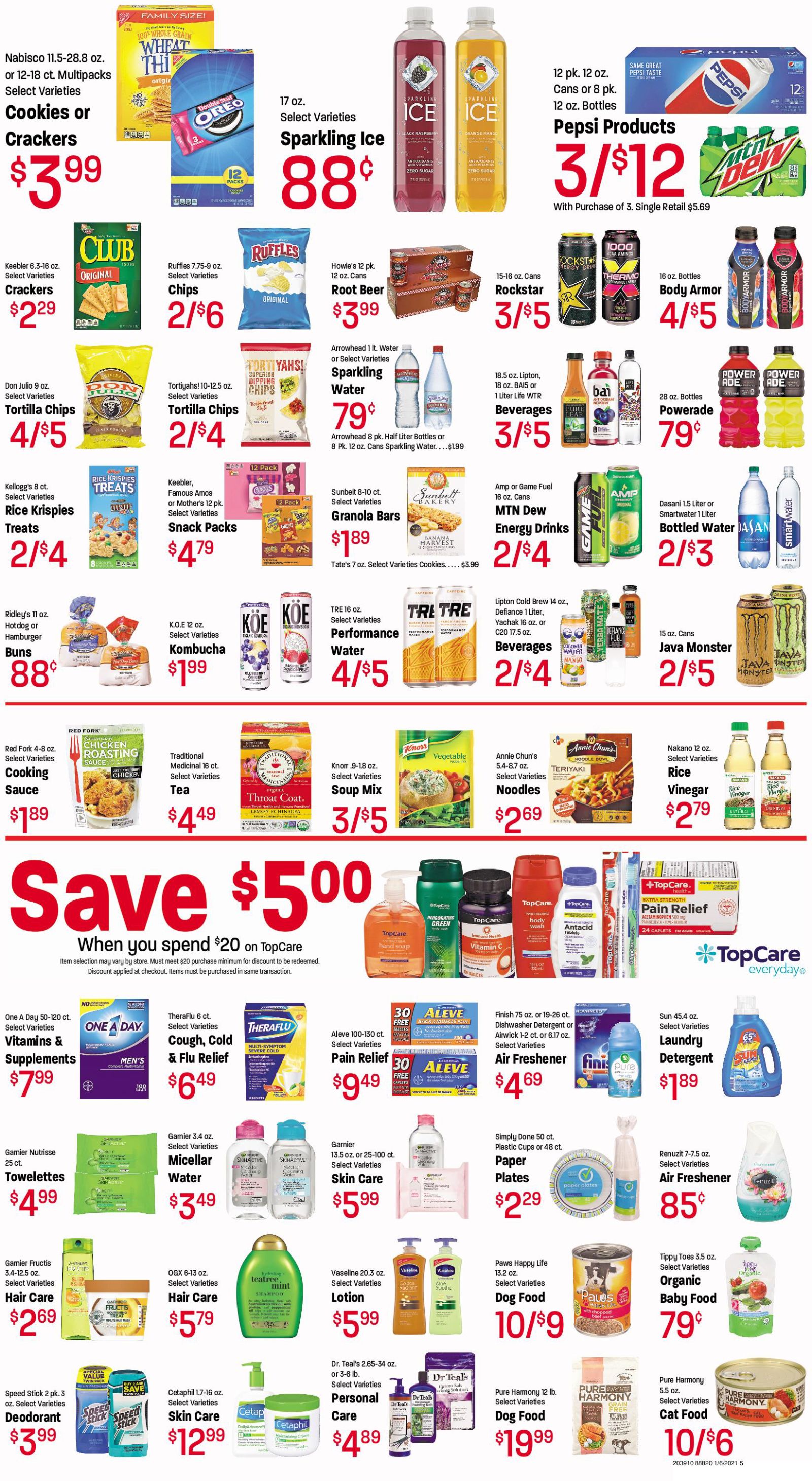 Ridley's Weekly Ad Flyer January 5 to January 11, 2021