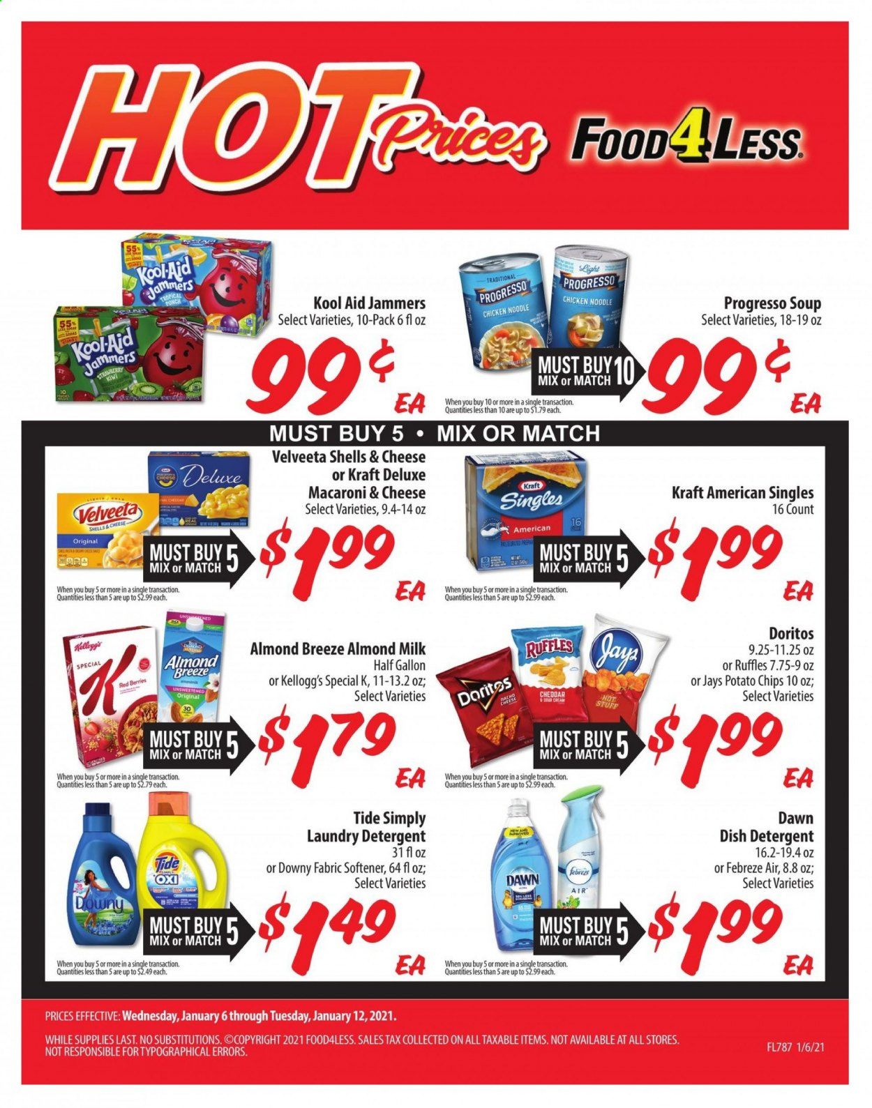 Food 4 Less (IN) Weekly Ad Flyer January 6 to January 12