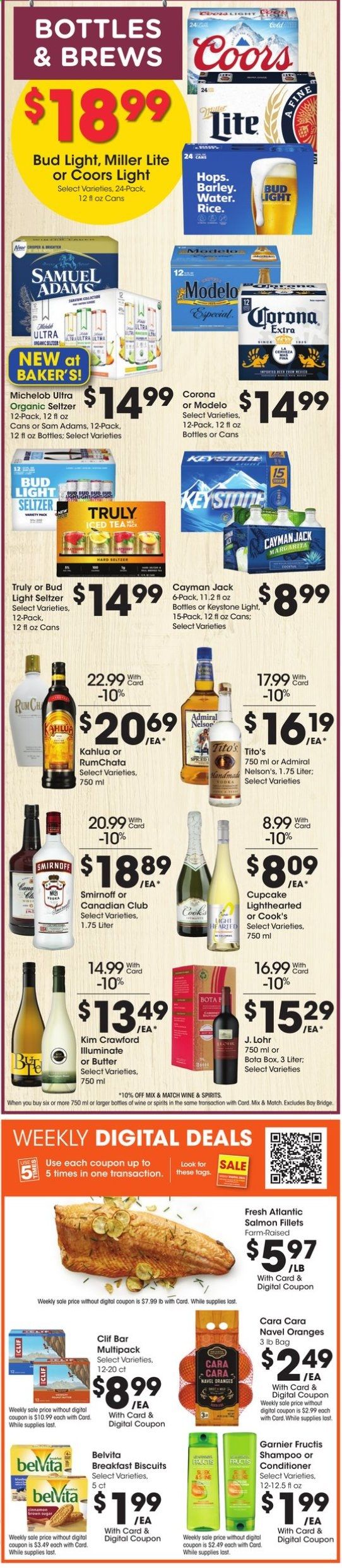 Baker's Weekly Ad Flyer January 6 to January 12