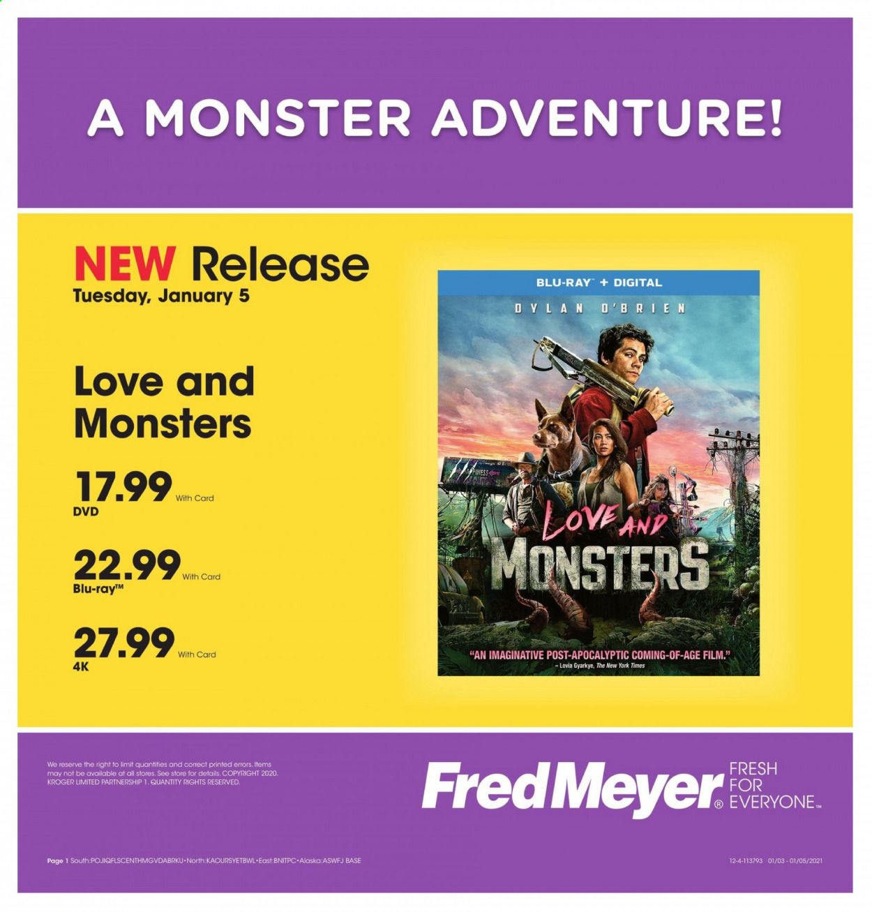 Fred Meyer Weekly Ad Flyer January 5 to January 5