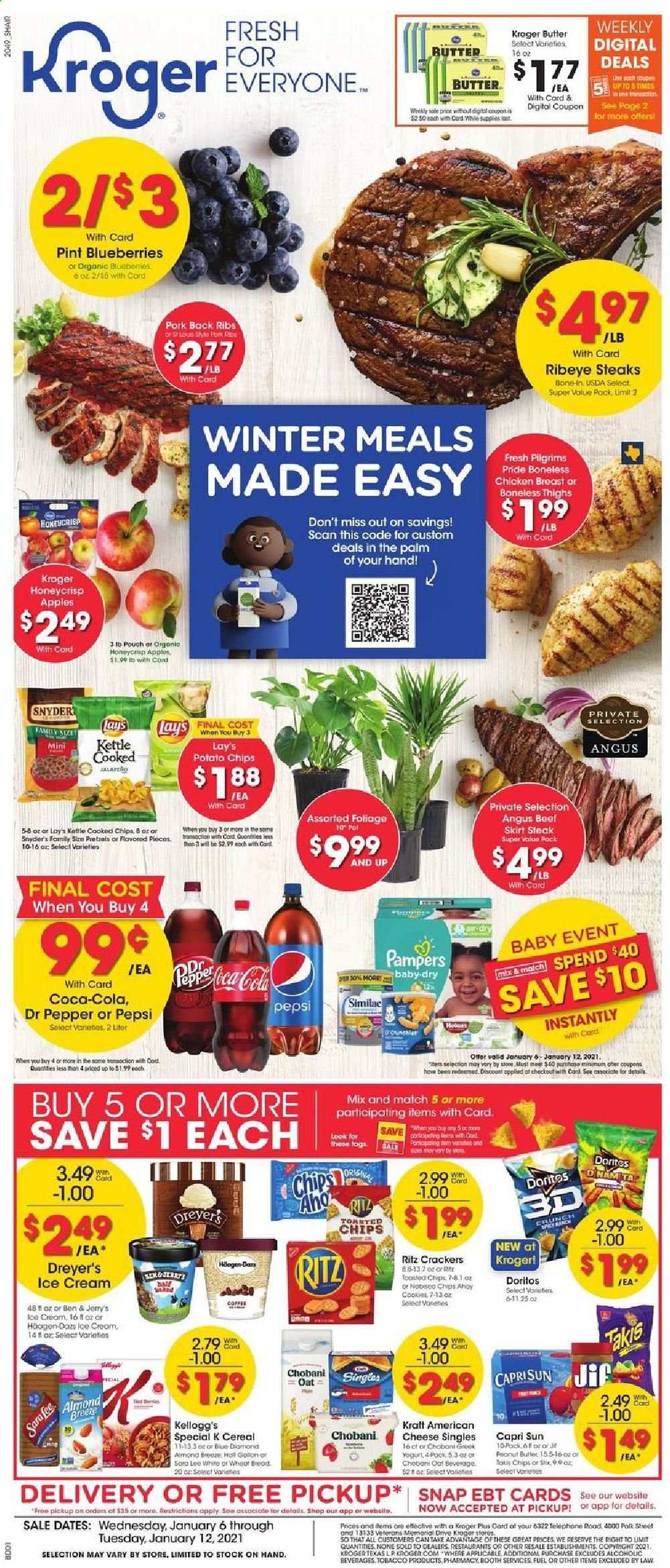 Kroger Weekly Ad Flyer January 6 to January 12