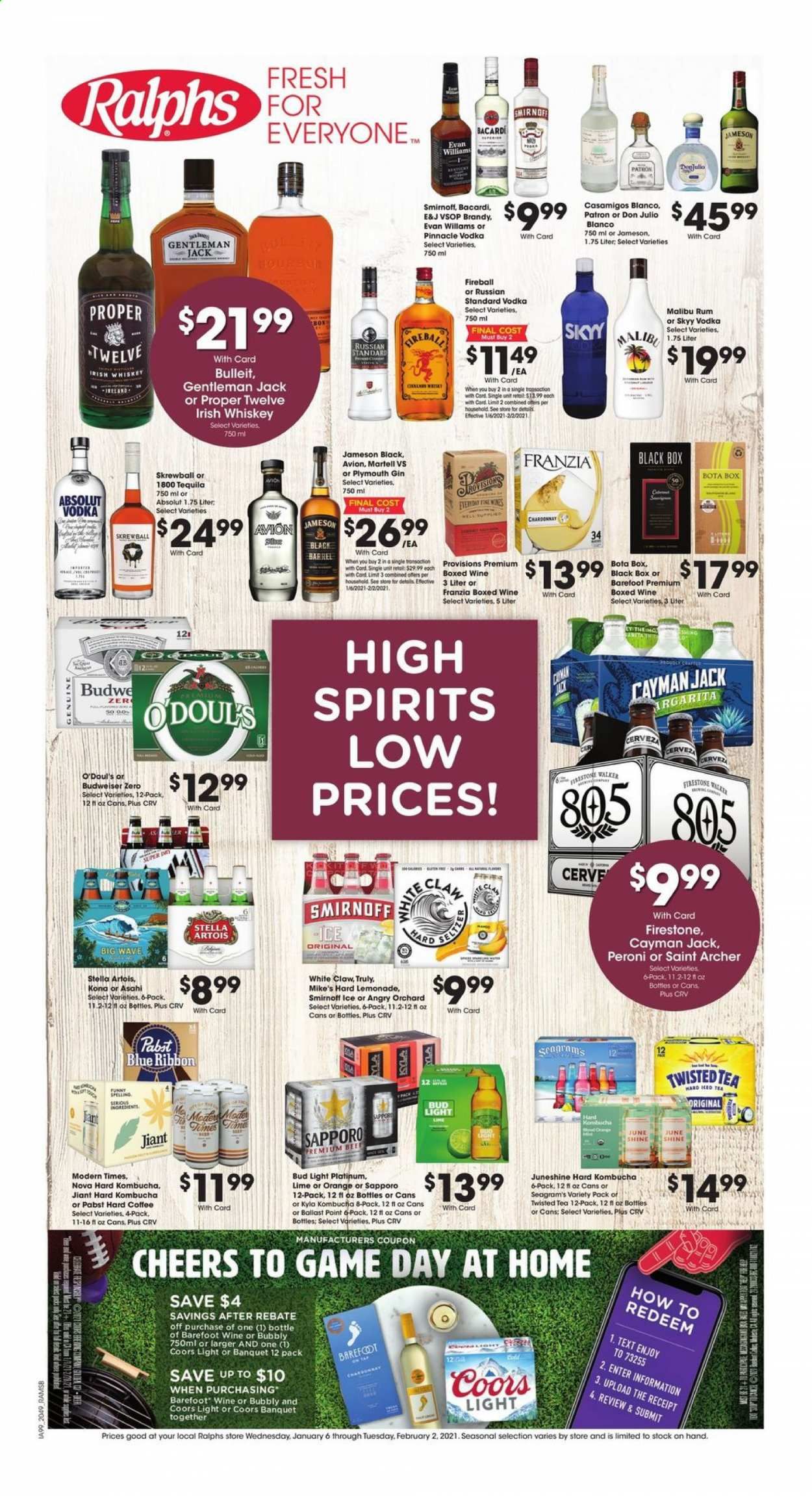 Ralphs (DC, DE, FL, GA, MD, NC, SC, VA) Weekly Ad Flyer January 6 to February 2