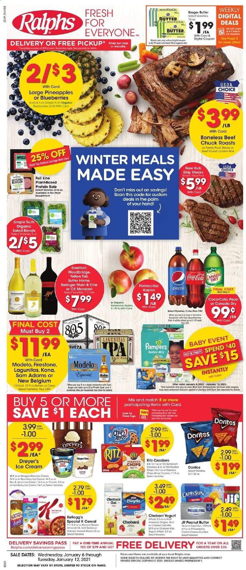 Ralphs (DC, DE, FL, GA, MD, NC, SC, VA) Weekly Ad Flyer January 6 to January 12