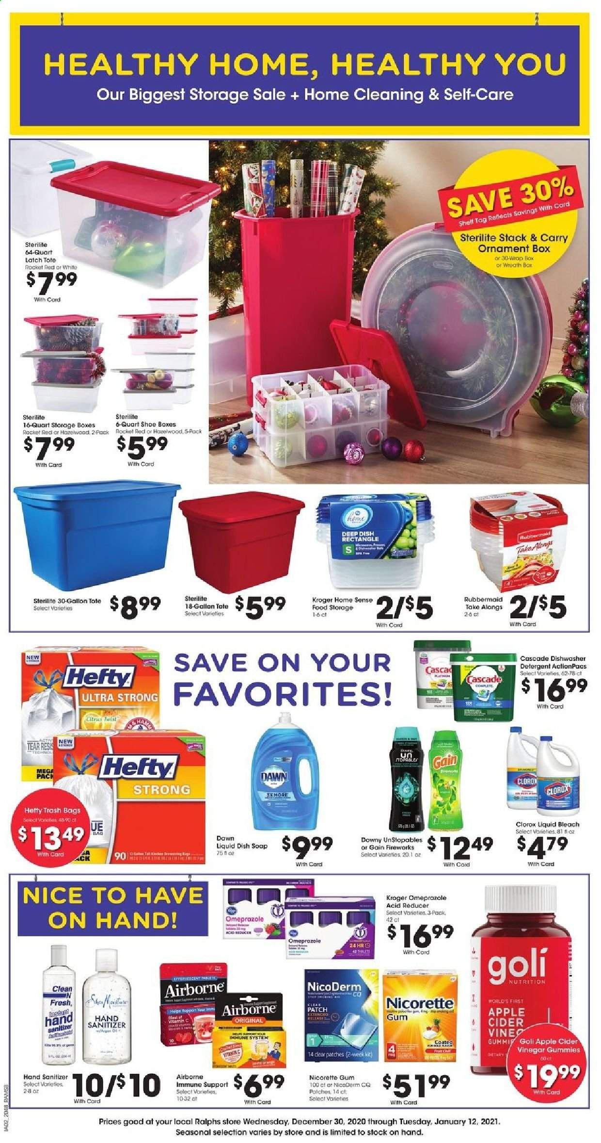 Ralphs (DC, DE, FL, GA, MD, NC, SC, VA) Weekly Ad Flyer January 6 to January 12