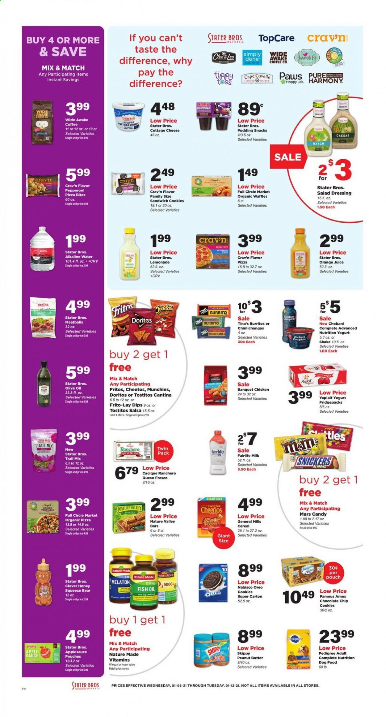 Stater Bros. Weekly Ad Flyer January 6 to January 12