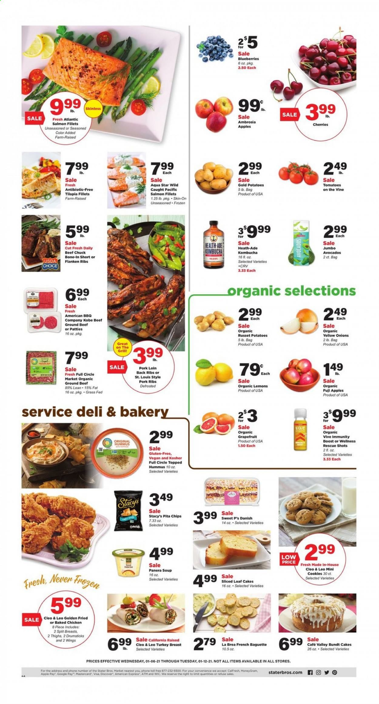 Stater Bros. Weekly Ad Flyer January 6 to January 12